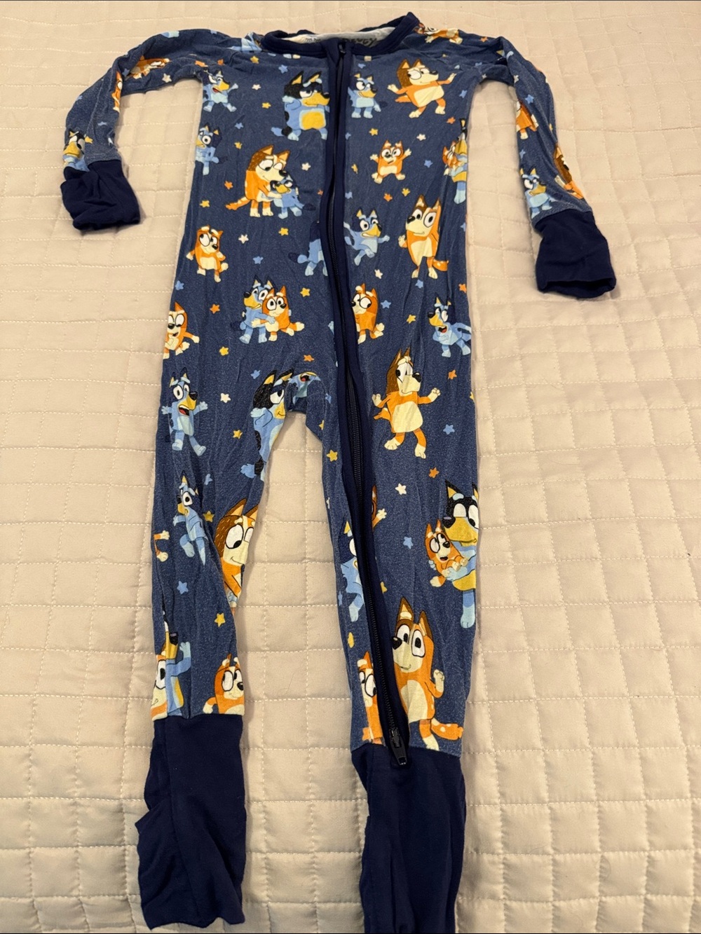 Little Sleepies 12-18 months pajamas Bluey